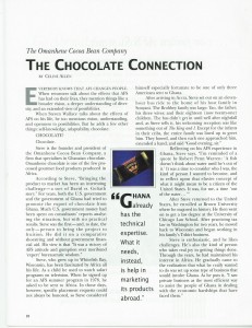 AFS World magazine, January 1995, page 18,  Omanhene company article