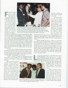 AFS World magazine, January 1995, page 19, Omanhene company article