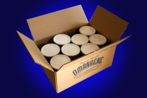 8 Tins shipping box